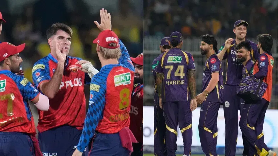 Kolkata Knight Riders vs Punjab Kings [Source: AP Photos]